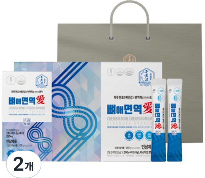 DAEDONG KOREA GINSENG Immune人參皂苷補充液隨身包 30條 + 提袋組, 2組