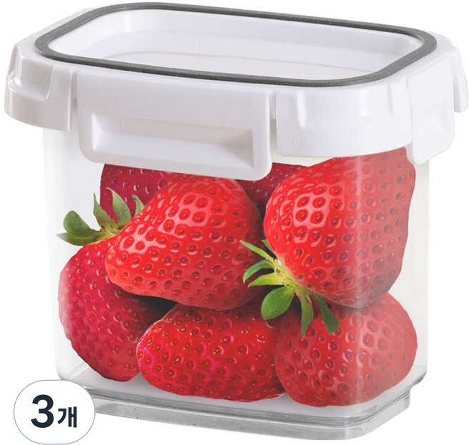 Changsin Living 昌信生活 Skylark 迷你水果盒 直式 小型 2號, 3個, 400ml