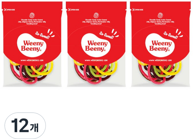 Weeny Beeny 義大利麵造型甜味軟糖, 50g, 12個