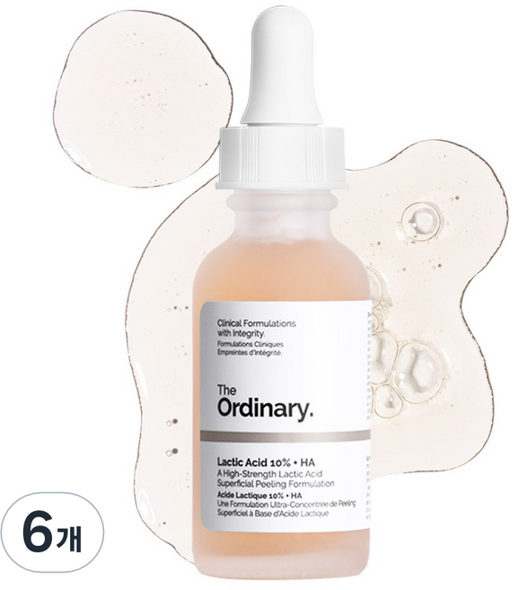 The Ordinary. 乳酸HA精華液, 30ml, 6個