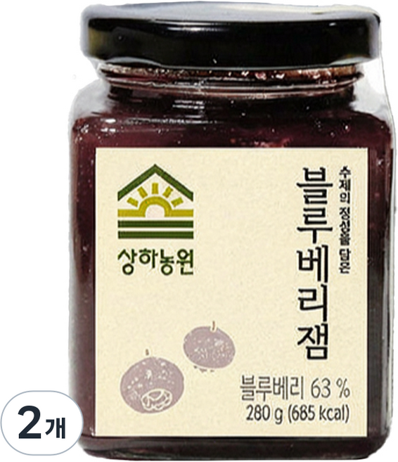Sangha Farm 藍莓果醬, 280g, 2個