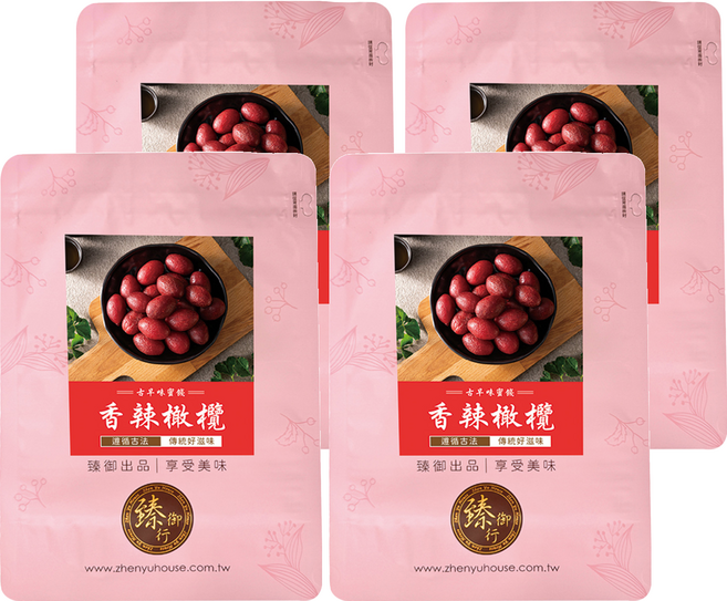 臻御行 香辣橄欖, 300g, 4包