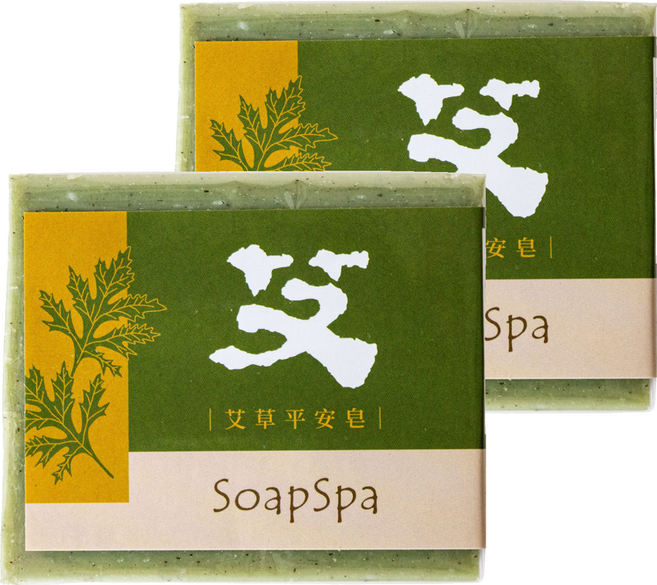 SoapSpa 艾草平安皂, 100g, 2個
