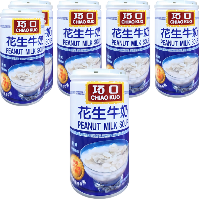 巧口 花生牛奶, 330g, 6罐