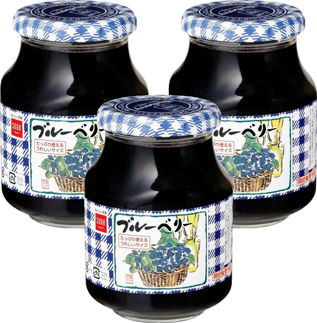 SUDO 須藤農場 藍莓果醬, 460g, 3個