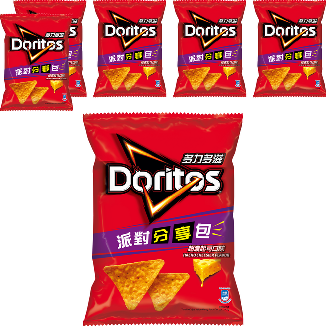 Doritos 多力多滋 超濃起司玉米片, 143g, 6個