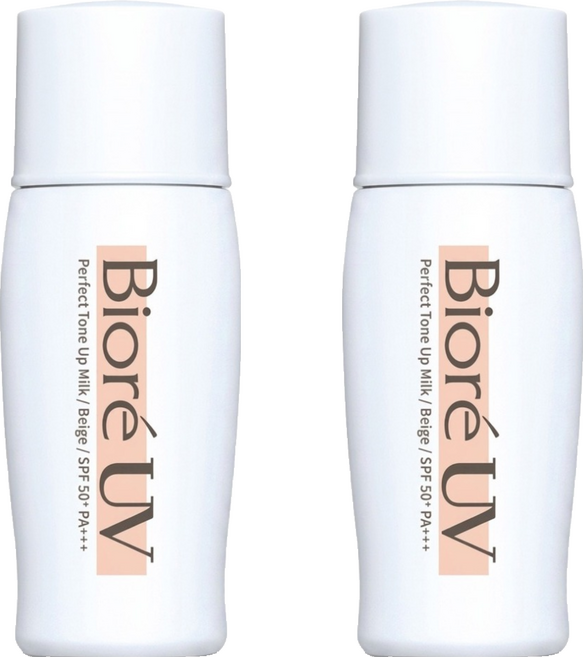 Biore 蜜妮 高防曬無瑕潤色隔離乳 SPF50+ PA+++ 自然膚色, 2件, 30ml