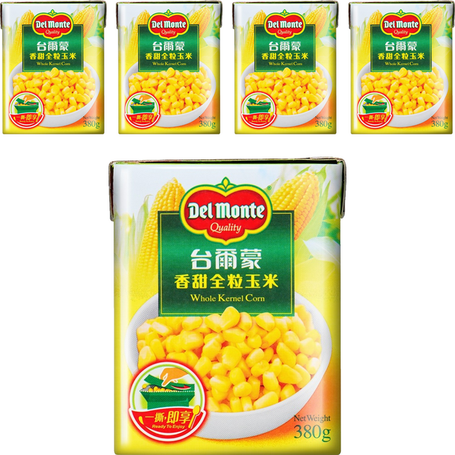 Del Monte 香甜全粒玉米, 380g, 5罐