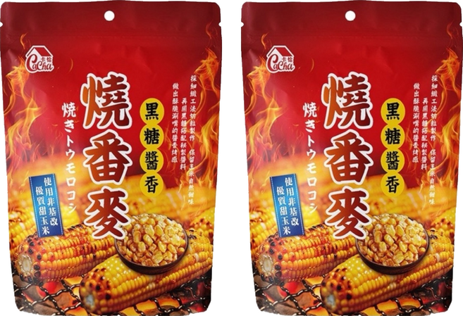 CACHA 卡恰 燒番麥 黑糖醬香風味, 70g, 2個