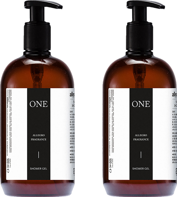allegrini 艾格尼 ONE 沐浴露, 500ml, 2瓶