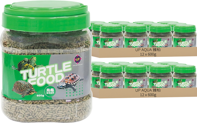 UP AQUA 雅柏 烏龜專用飼料, 600g, 24罐