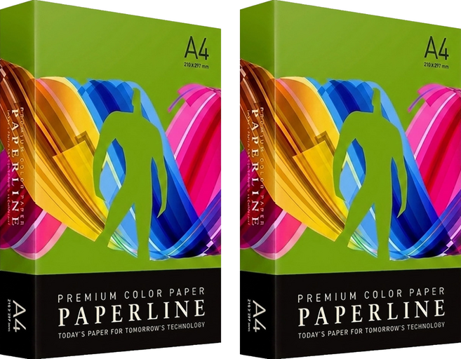 PAPERLINE 彩色影印紙 PL230 翠綠色 80磅, A4, 1000張