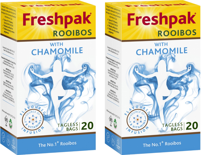 Freshpak 洋甘菊風味 南非國寶茶 博士茶, 2g, 2套, 20個裝