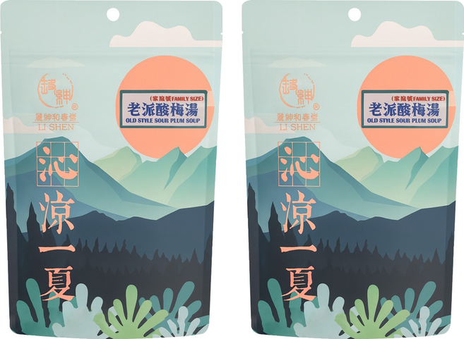 麗紳和春堂 老派酸梅湯家庭號, 150g, 1個, 2包