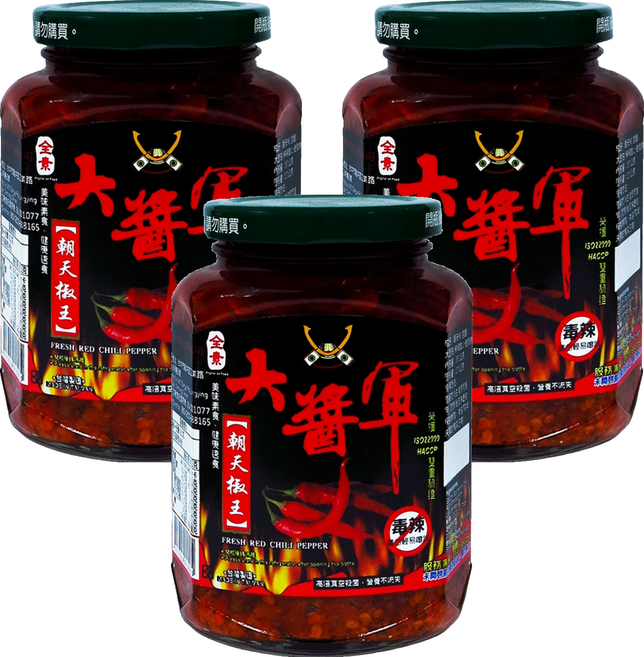 大醬軍 朝天椒王, 360g, 3個