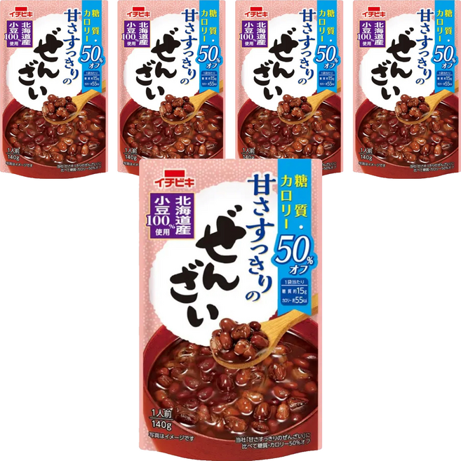 ICHIBIKI 一引 日本北海道紅豆湯, 140g, 5個