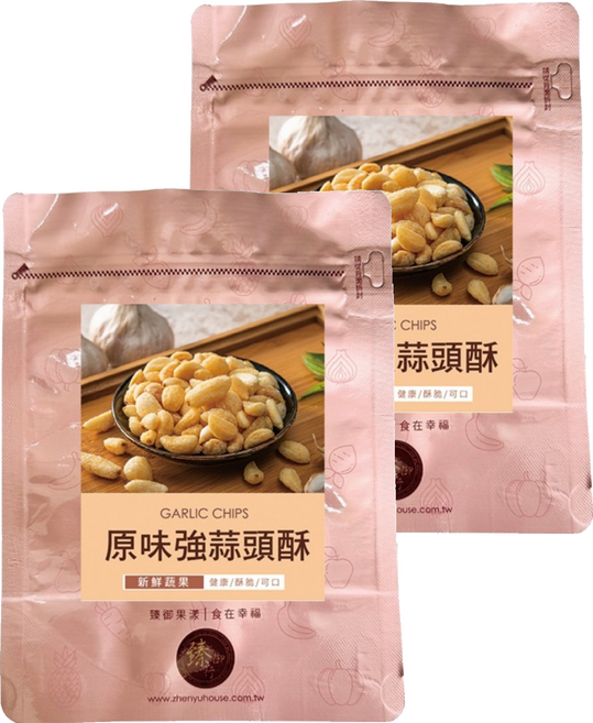 臻御行 原味強蒜頭酥, 100g, 2包