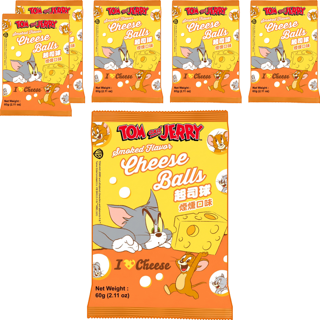 AMANDIER 雅蒙蒂 Tom and Jerry 起司球 煙燻口味, 60g, 6個