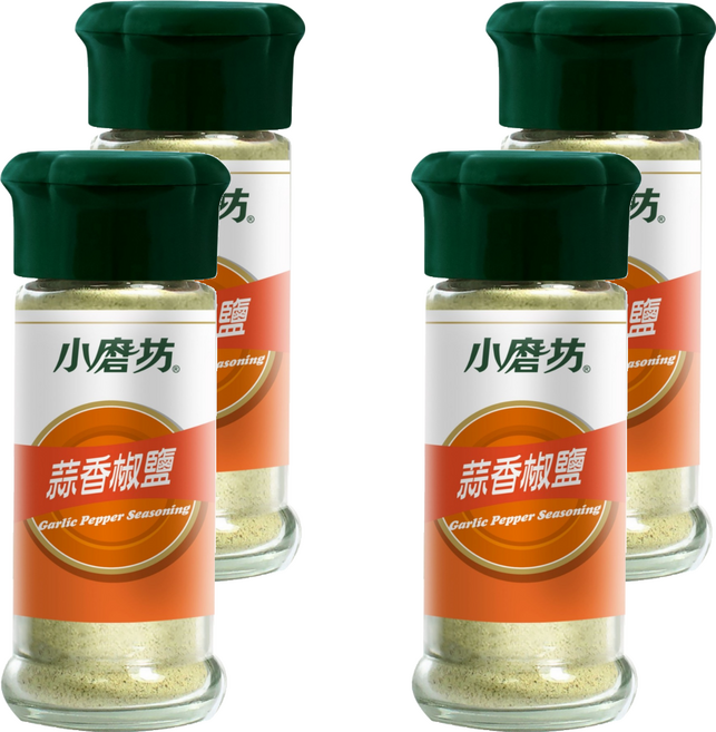 小磨坊 蒜香椒鹽, 35g, 4個