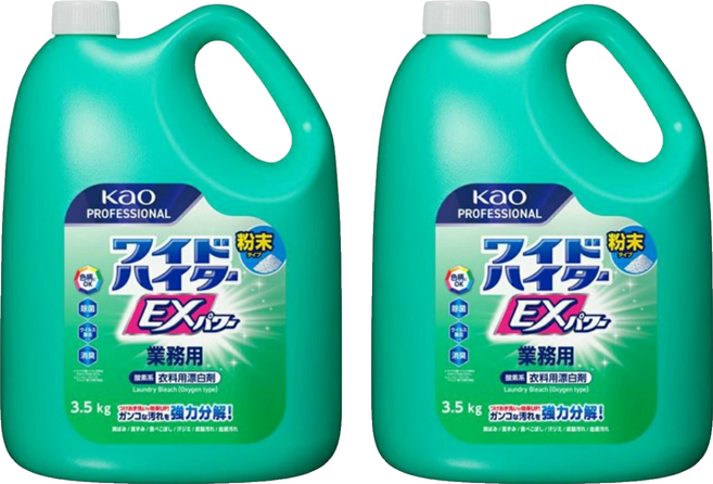Kao 花王 彩色衣物漂白粉 粉末型, 3.5kg, 2個