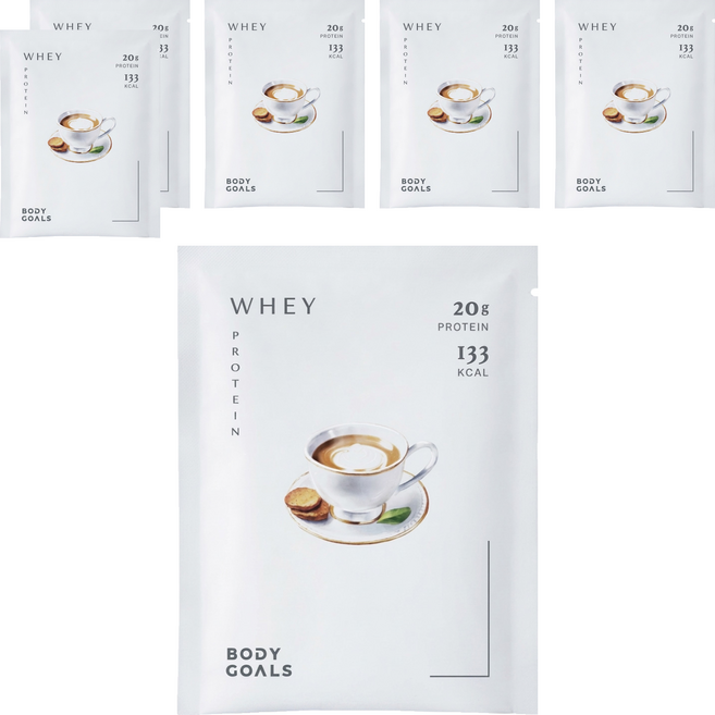 BODY GOALS 多效乳清蛋白飲 英式奶茶, 31g, 6個