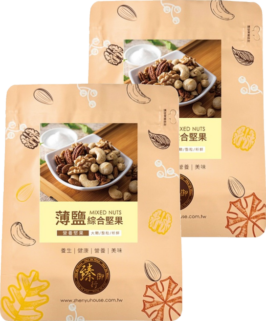 臻御行 薄鹽綜合堅果, 250g, 2個