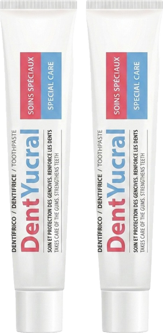 DentYucral 優潔牙護 敏感牙齦 呵護牙膏 含維他命B5, 2個, 1個裝