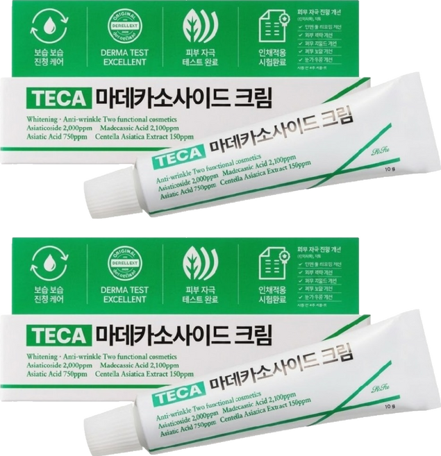 RiRe 台灣公司貨 TECA 積雪草泛紅舒敏修護霜, 10g, 2件