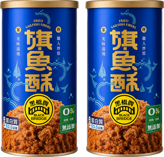 BLACK BRIDGE 黑橋牌 旗魚酥, 170g, 2個