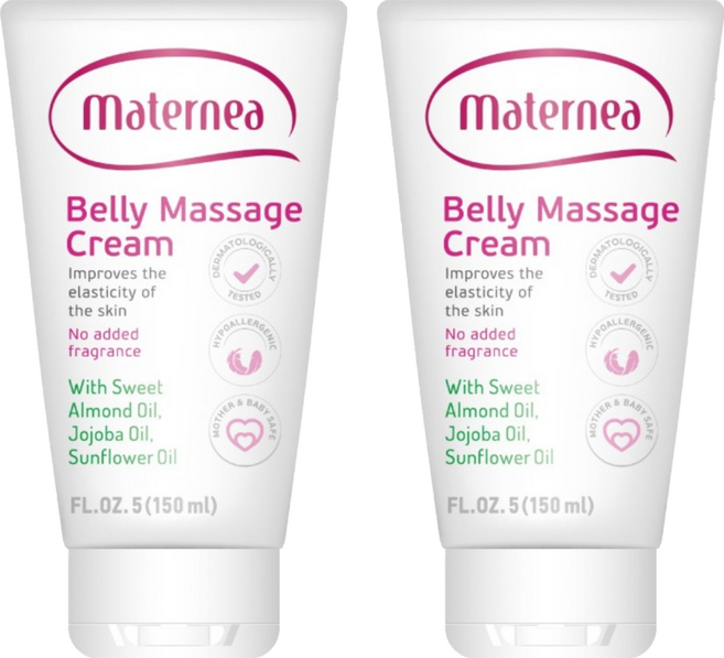maternea 台灣公司貨 無痕美體霜 孕婦妊娠保養霜 撫紋霜, 2個, 150ml