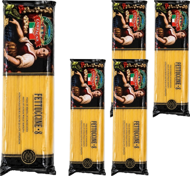 CAMPAGNA 坎佩納寬扁麵 8號, 500g, 5個