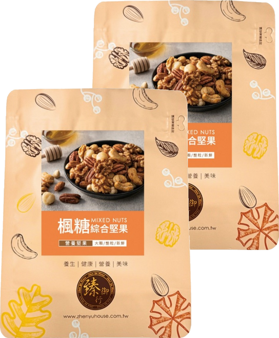 臻御行 楓糖綜合堅果, 250g, 2個