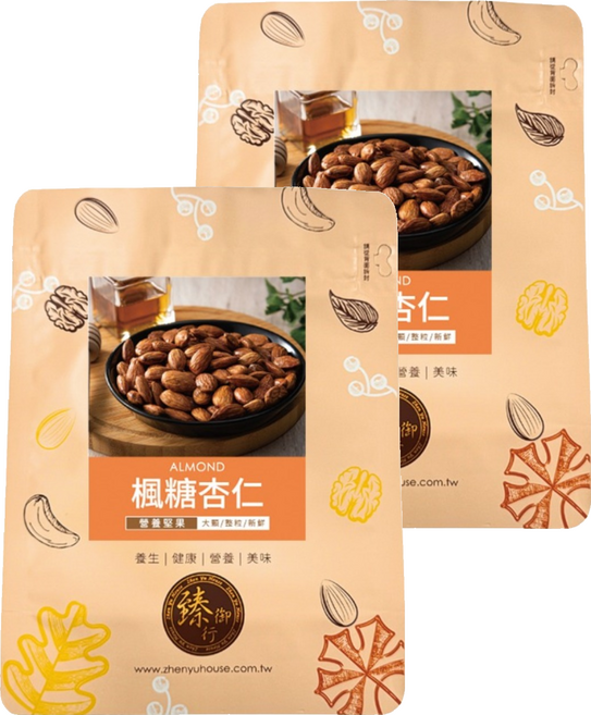 臻御行 楓糖杏仁, 300g, 2個