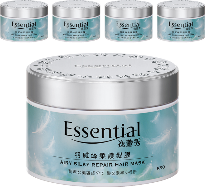 Essential 逸萱秀 羽感絲柔護髮膜, 180g, 5個