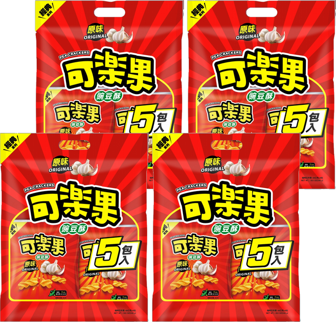 可樂果 原味 量販 5包, 240g, 4袋
