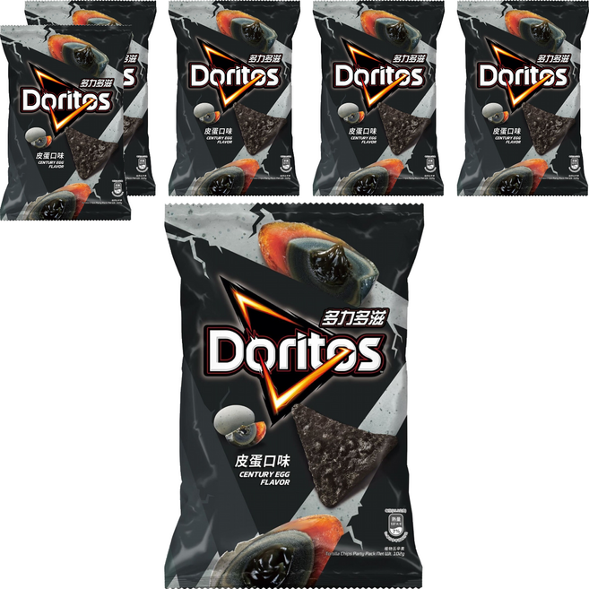 Doritos 多力多滋 皮蛋口味玉米片, 102g, 6個