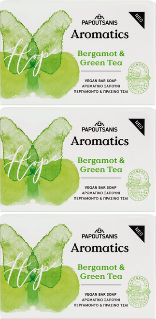 Aromatics 甜檸檬 綠茶保濕沐浴皂, 100g, 3個