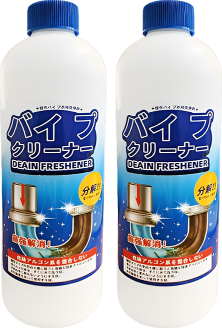 CLH 終結堵塞除臭管道疏通劑, 500ml, 2瓶