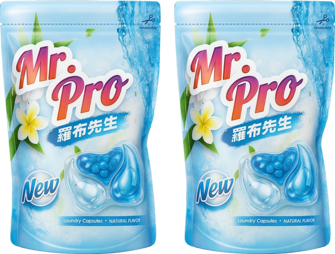 Mr.Pro 羅布先生 第三代小蒼蘭芳香豆X洗衣凝膠球, 2個, 20個裝