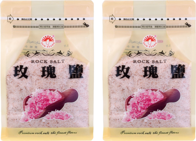新光洋菜 玫瑰鹽 細 1kg, 2個