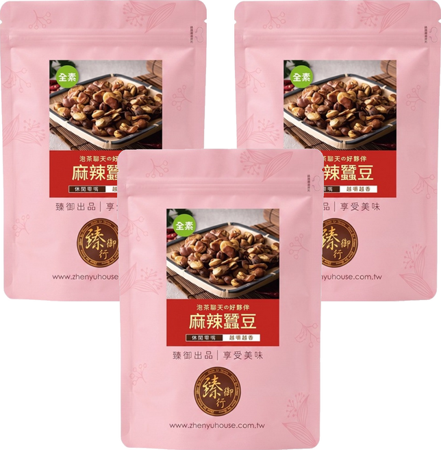 臻御行 麻辣蠶豆, 250g, 3個