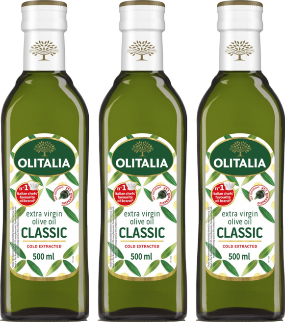 OLITALIA 奧利塔 奧利塔地中海精選特級橄欖油, 3個, 500ml