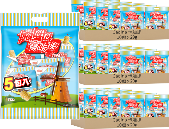 Cadina 卡迪那 寶卡卡 原味 量販袋, 145g, 30袋