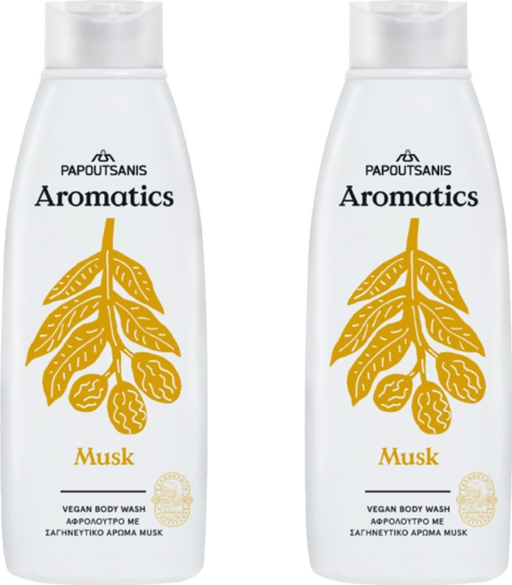 Aromatics 維他命E沐浴露 植萃麝香, 2個, 650ml