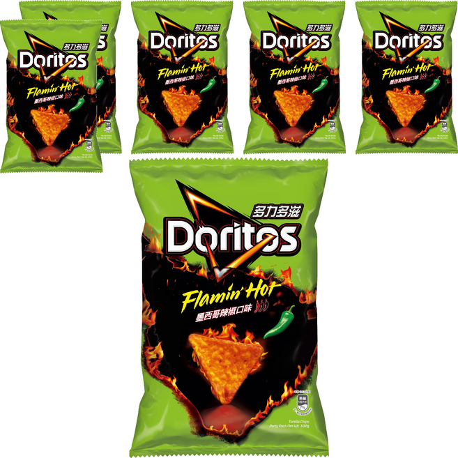 Doritos 多力多滋 墨西哥辣椒口味玉米片, 102g, 6個
