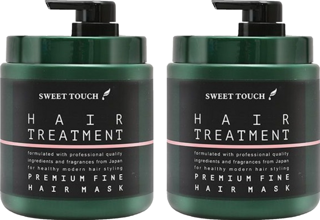 SWEET TOUCH 直覺 專業用水嫩護髮膜, 白麝香, 1000ml, 2瓶
