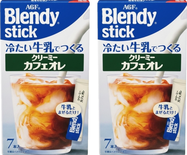 Blendy stick 奶香咖啡, 6.5g, 2套, 7個裝