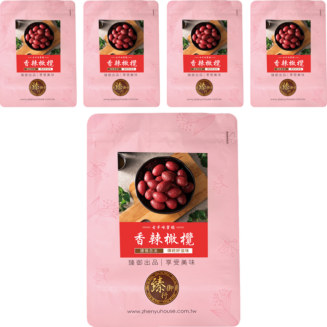 臻御行 香辣橄欖, 300g, 5包