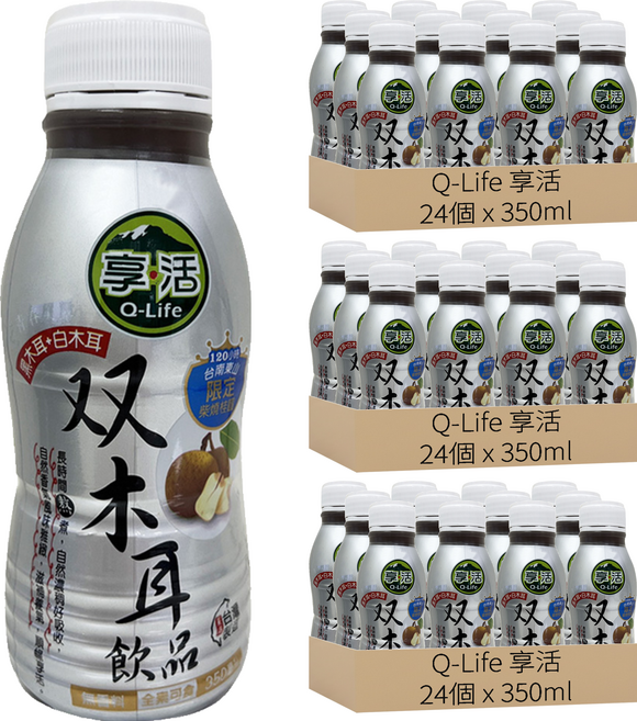 Q-Life 享活 雙木耳飲品, 72個, 350ml