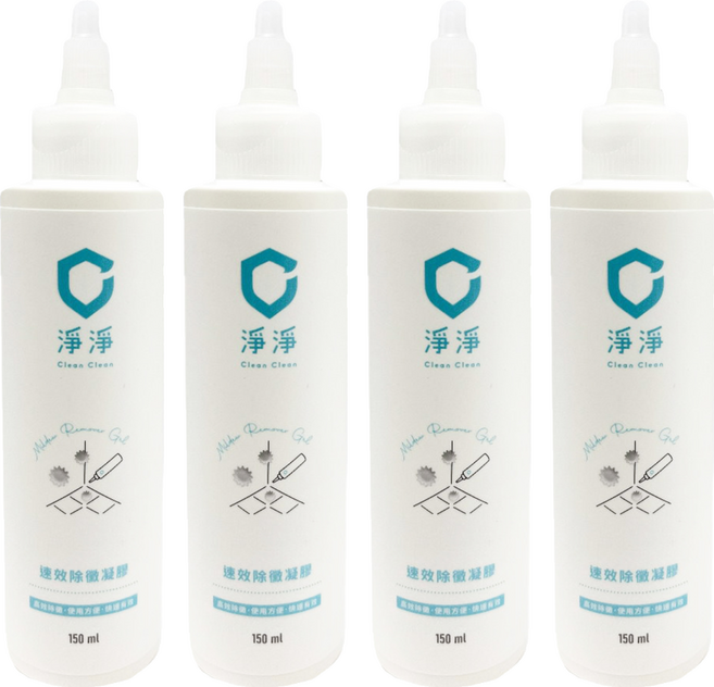 Clean Clean 淨淨 除霉凝膠, 4個, 150ml